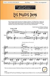 Los Pollitos Dicen Three-Part Treble choral sheet music cover